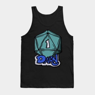 Darn - Blue Tank Top